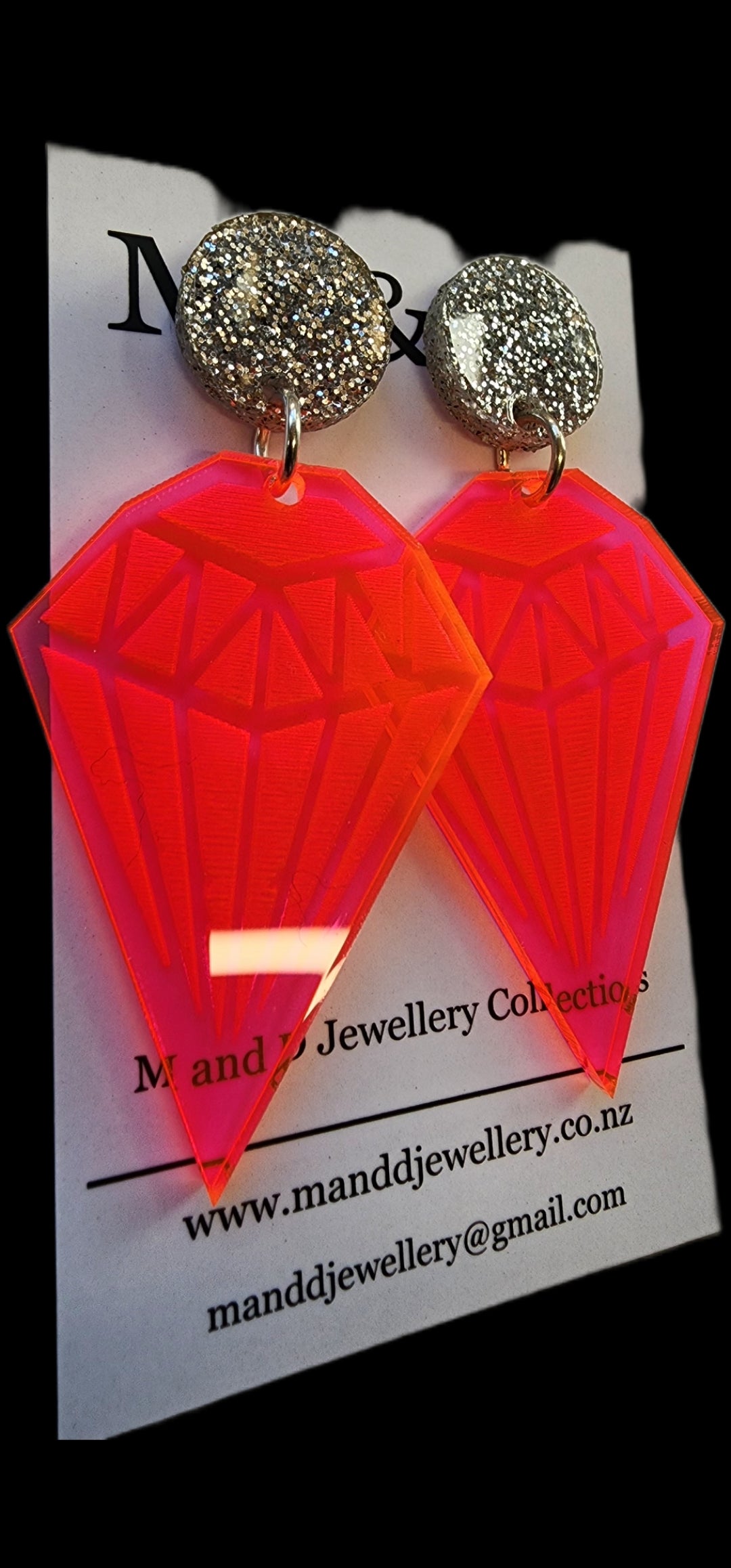 Diamond Dazzle Stud Dangle Earrings