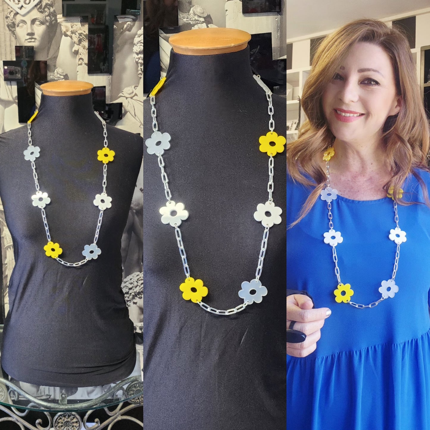 Chained Flora Necklace