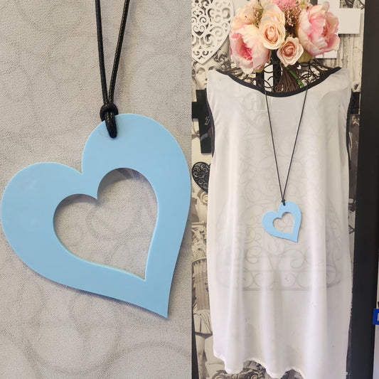 Heart Powder Blue