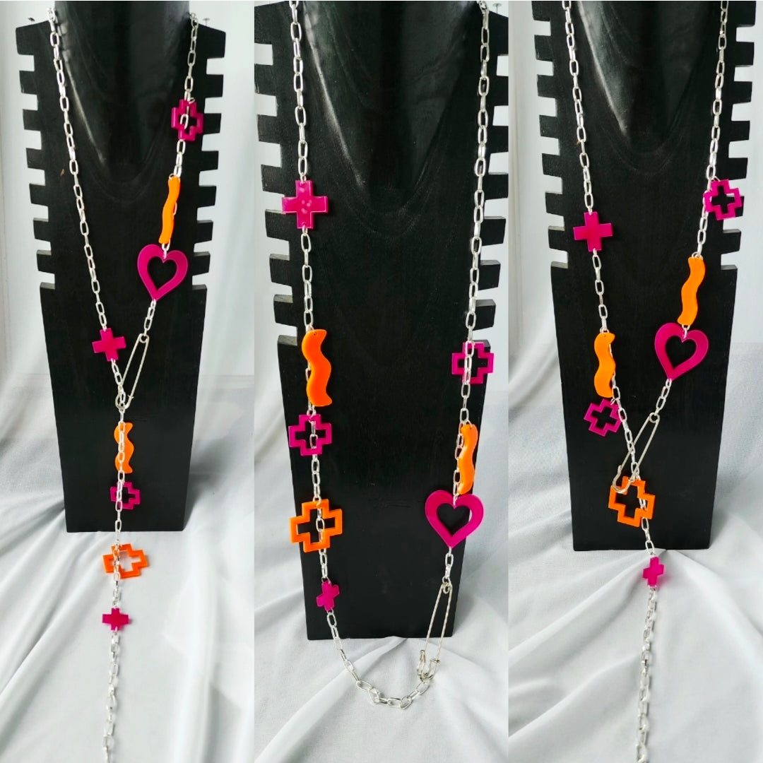 Charmed Pin Chain Necklaces
