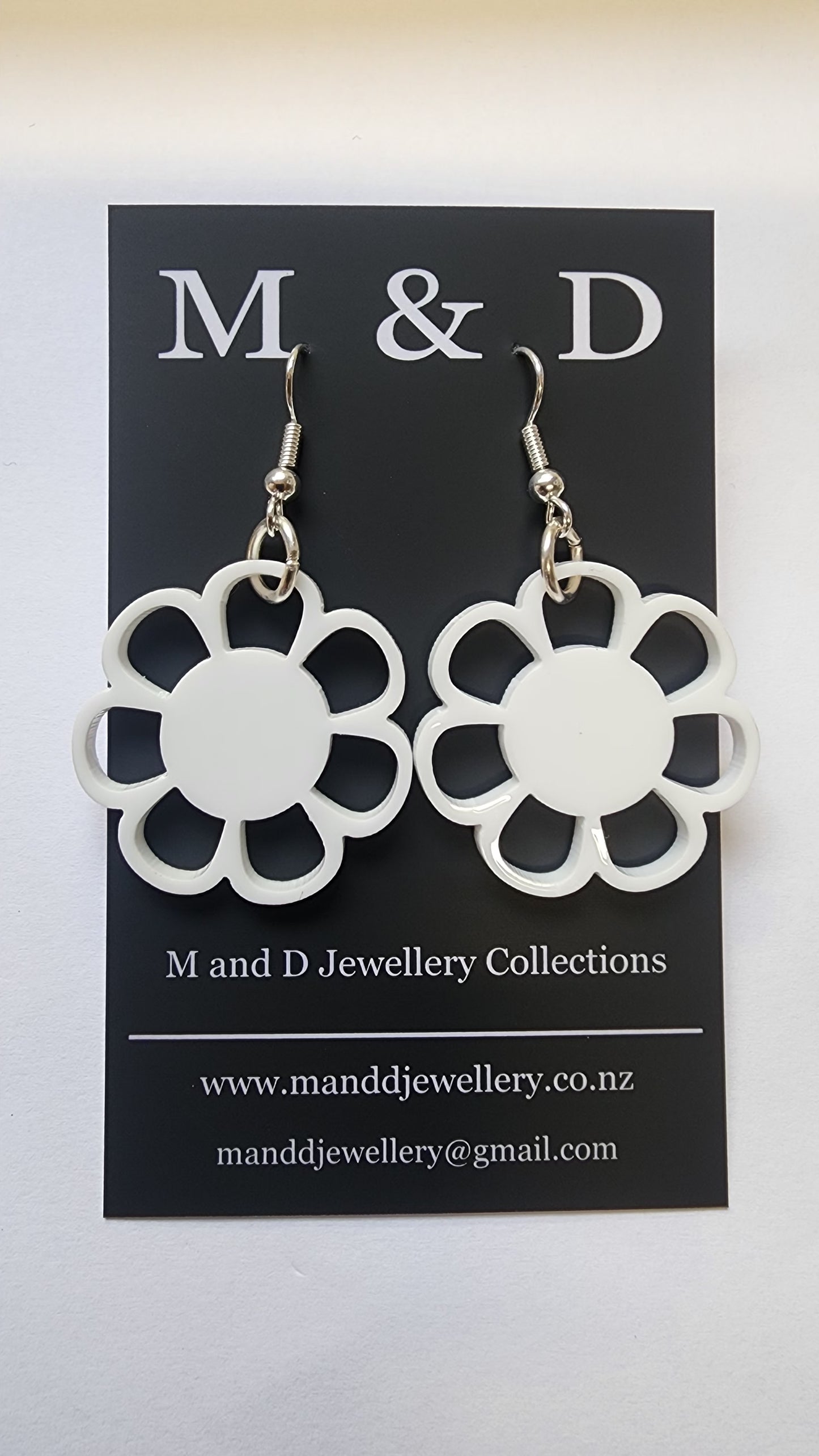 Daisy Loop Earrings Little Dangles