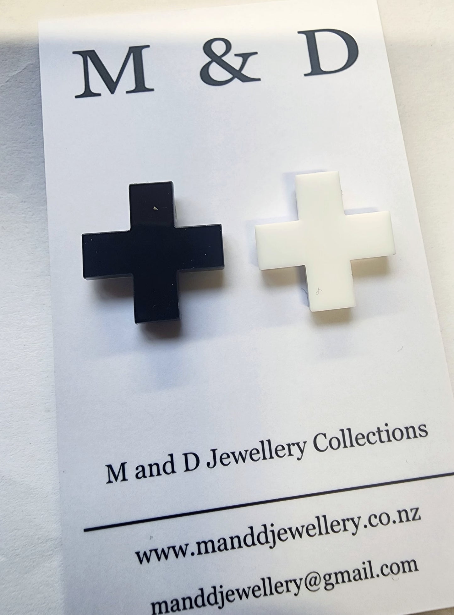 Plus Cross Statement Studs