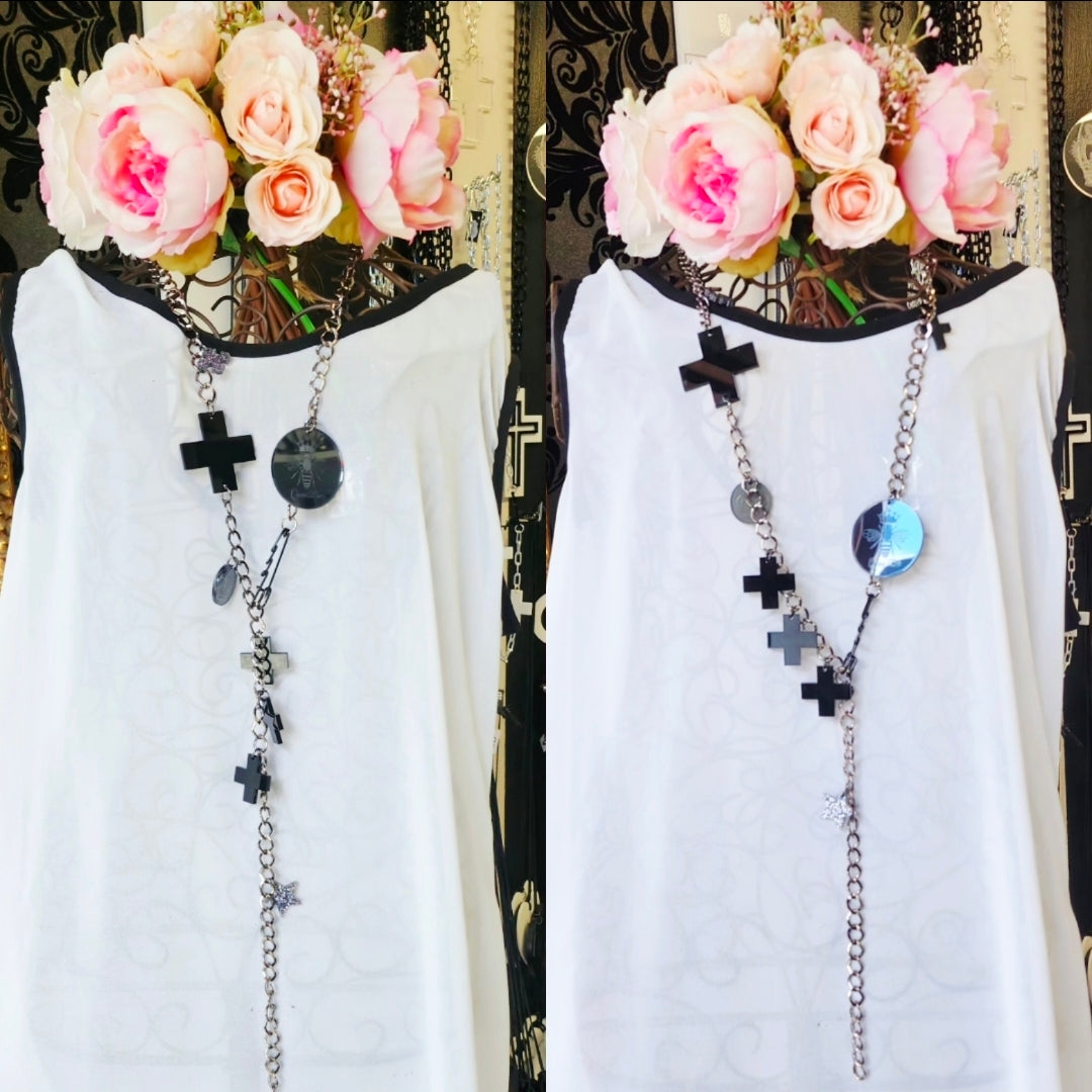 Charmed Pin Chain Necklaces