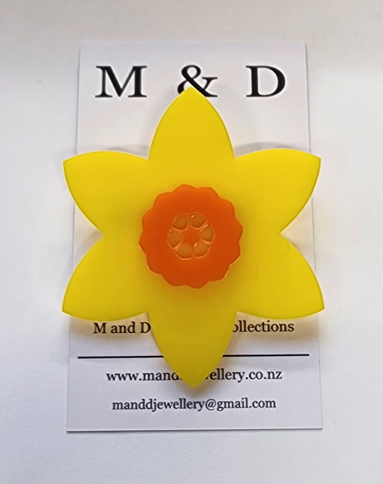 Daffodil Brooch