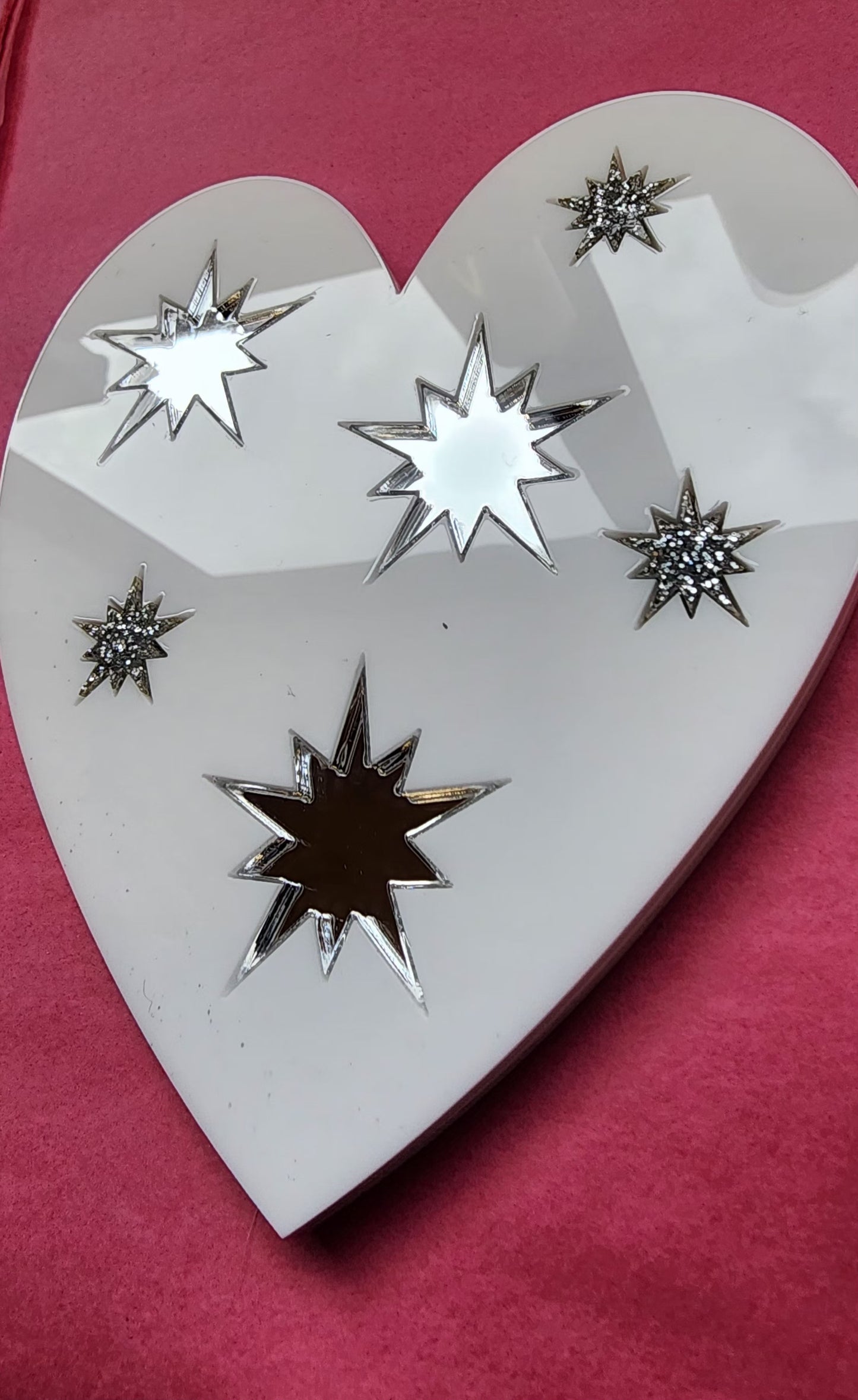 Wall Heart with Stars