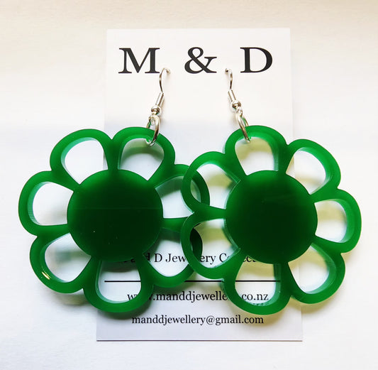 Daisy Loop Earrings Dangles