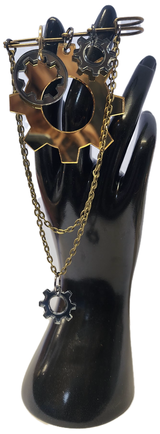 Steampunk Kilt Pin Gears