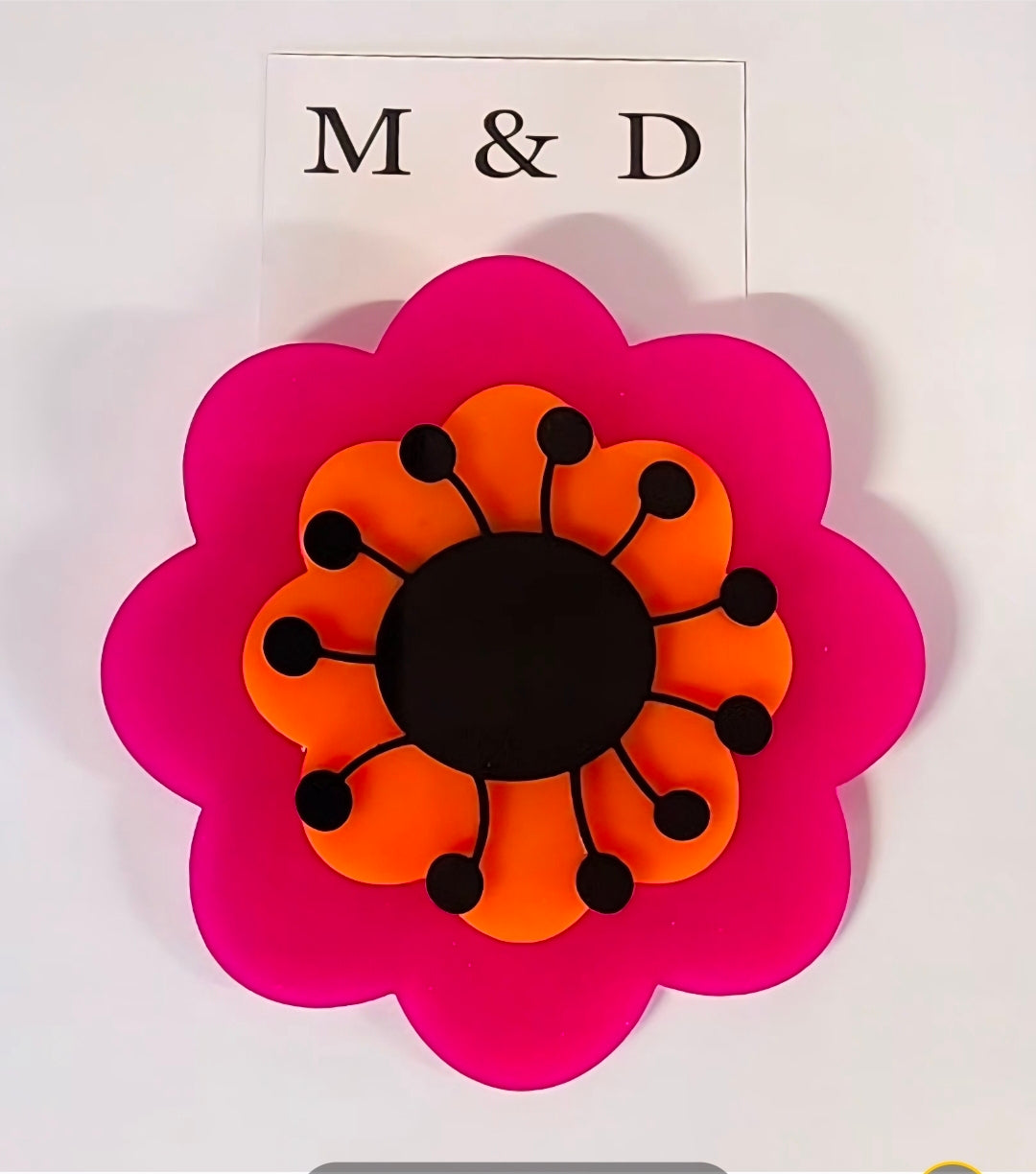 Corsage Brooch Flower Power Fleur