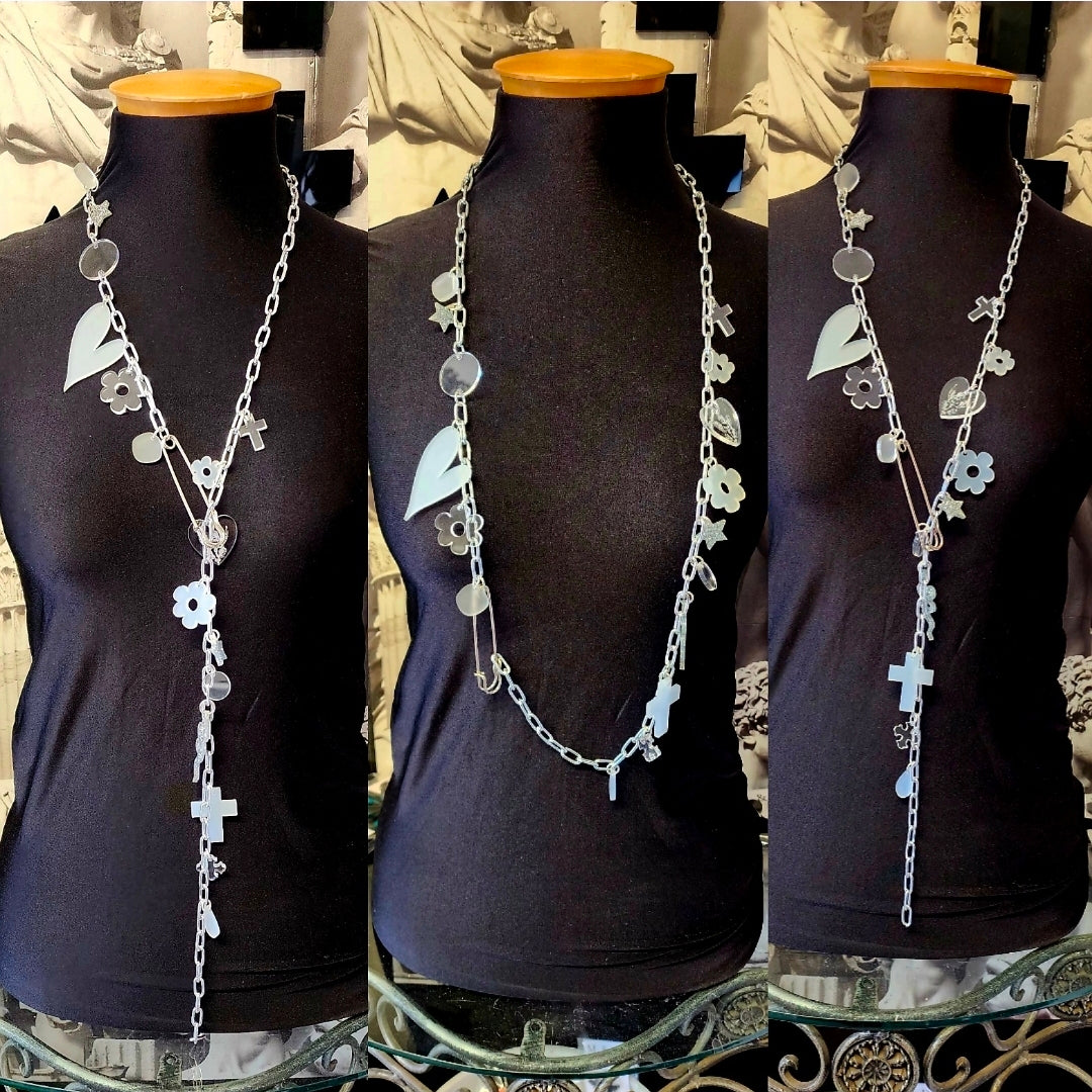 Charmed Pin Chain Necklaces