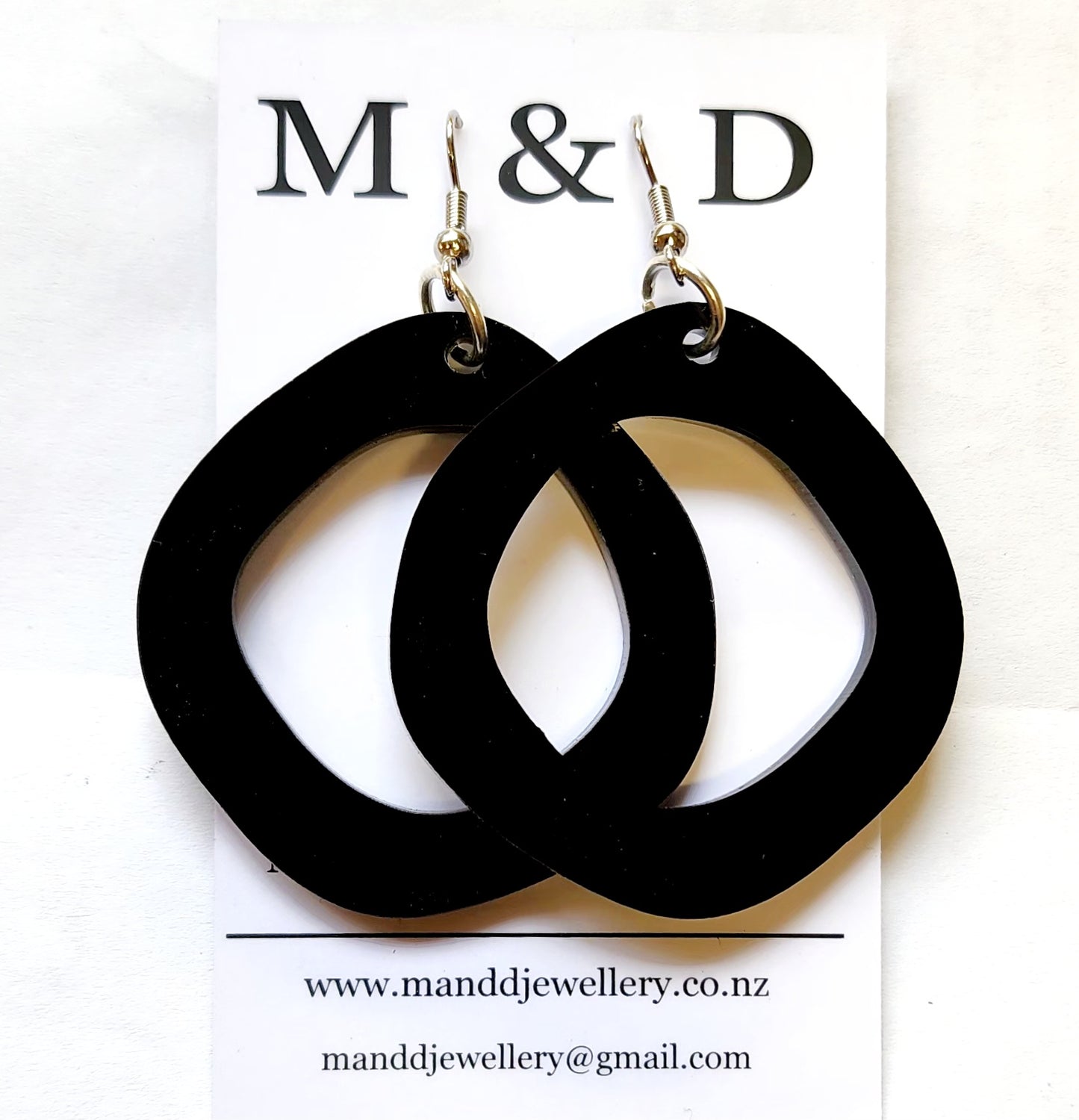 Wonky Circle Dangle Earrings