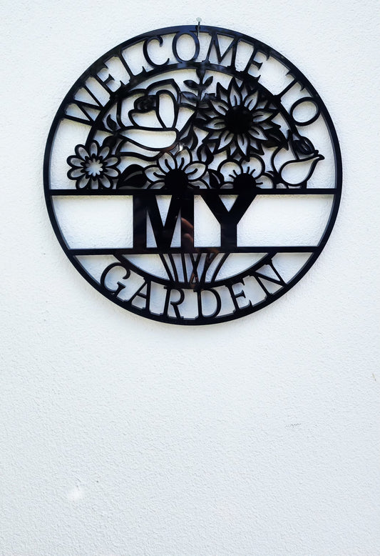Welcome To the Garden Plaque 💐