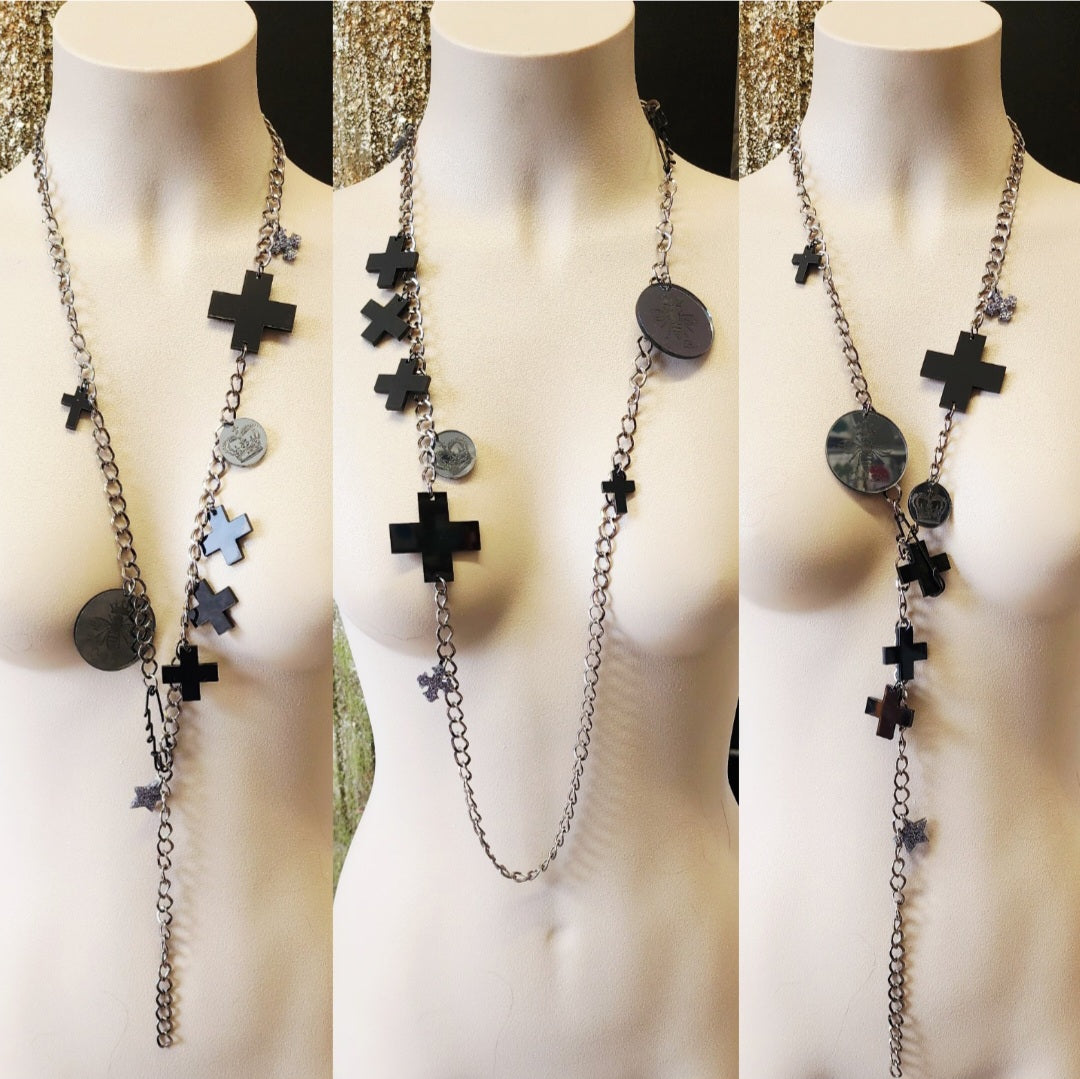Charmed Pin Chain Necklaces
