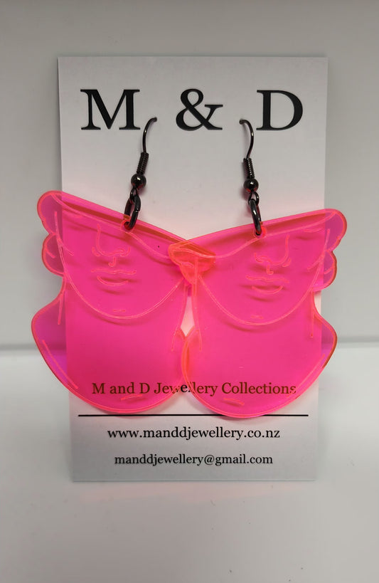 Grecian Half Head Dangle Earrings