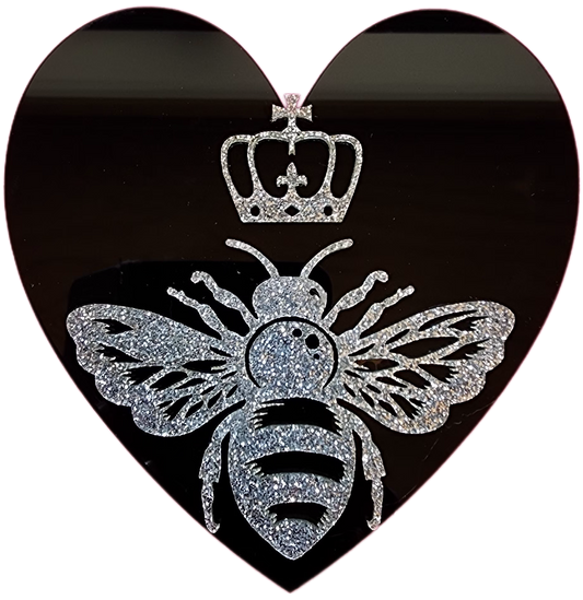 Wall Heart Queen Bee