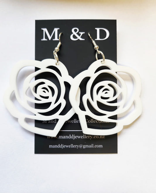 Rose Dangle Earrings