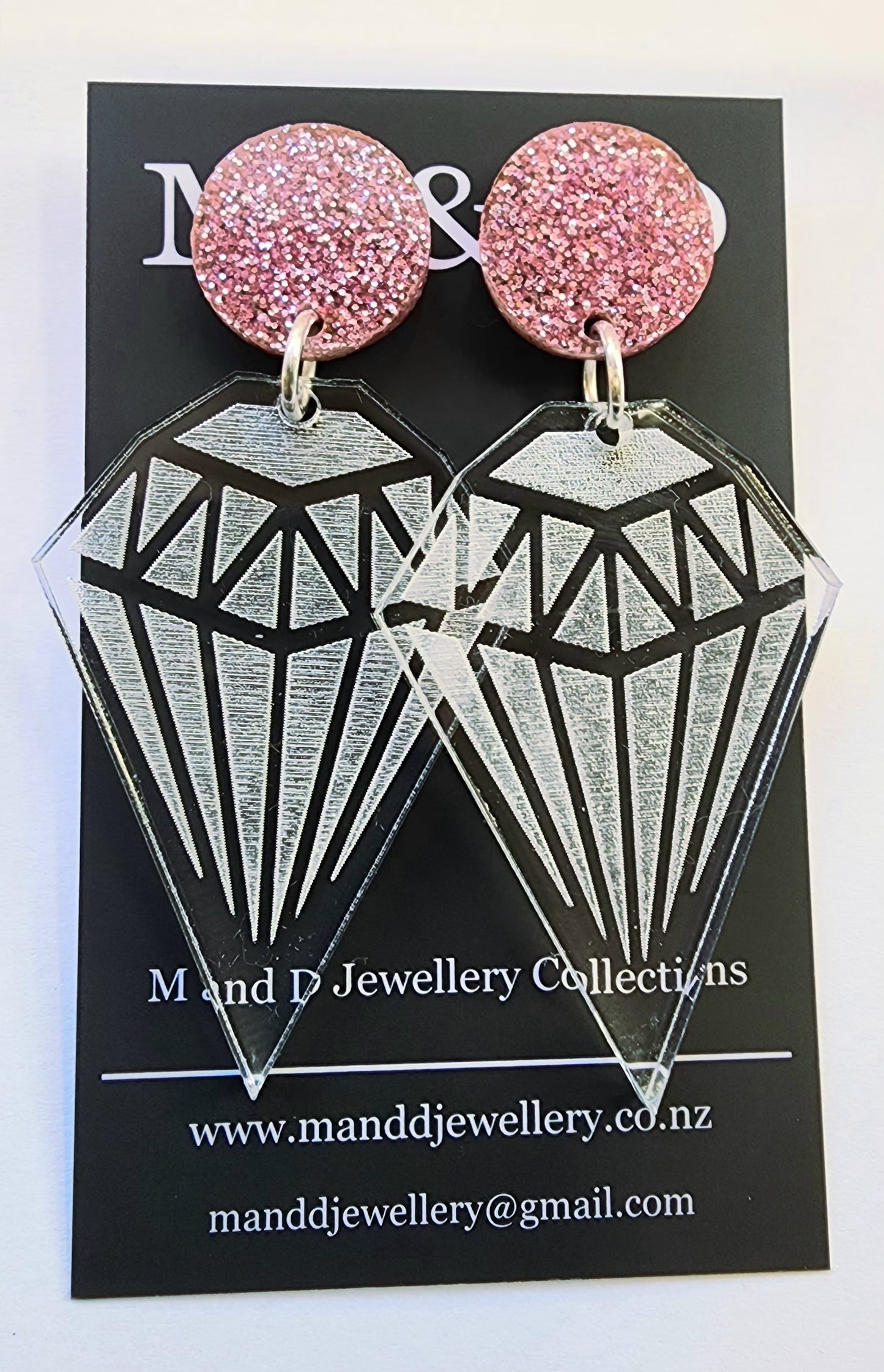 Diamond Dazzle Stud Dangle Earrings