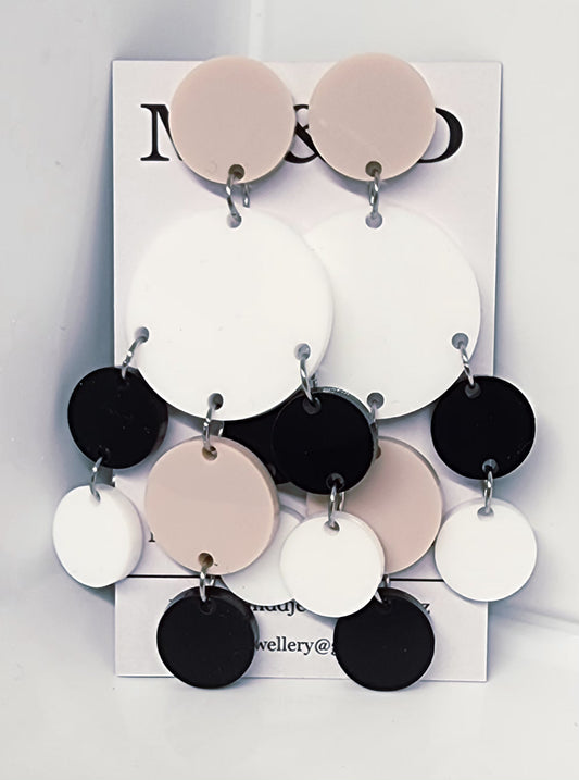 Bubble Chandelier Stud Dangles