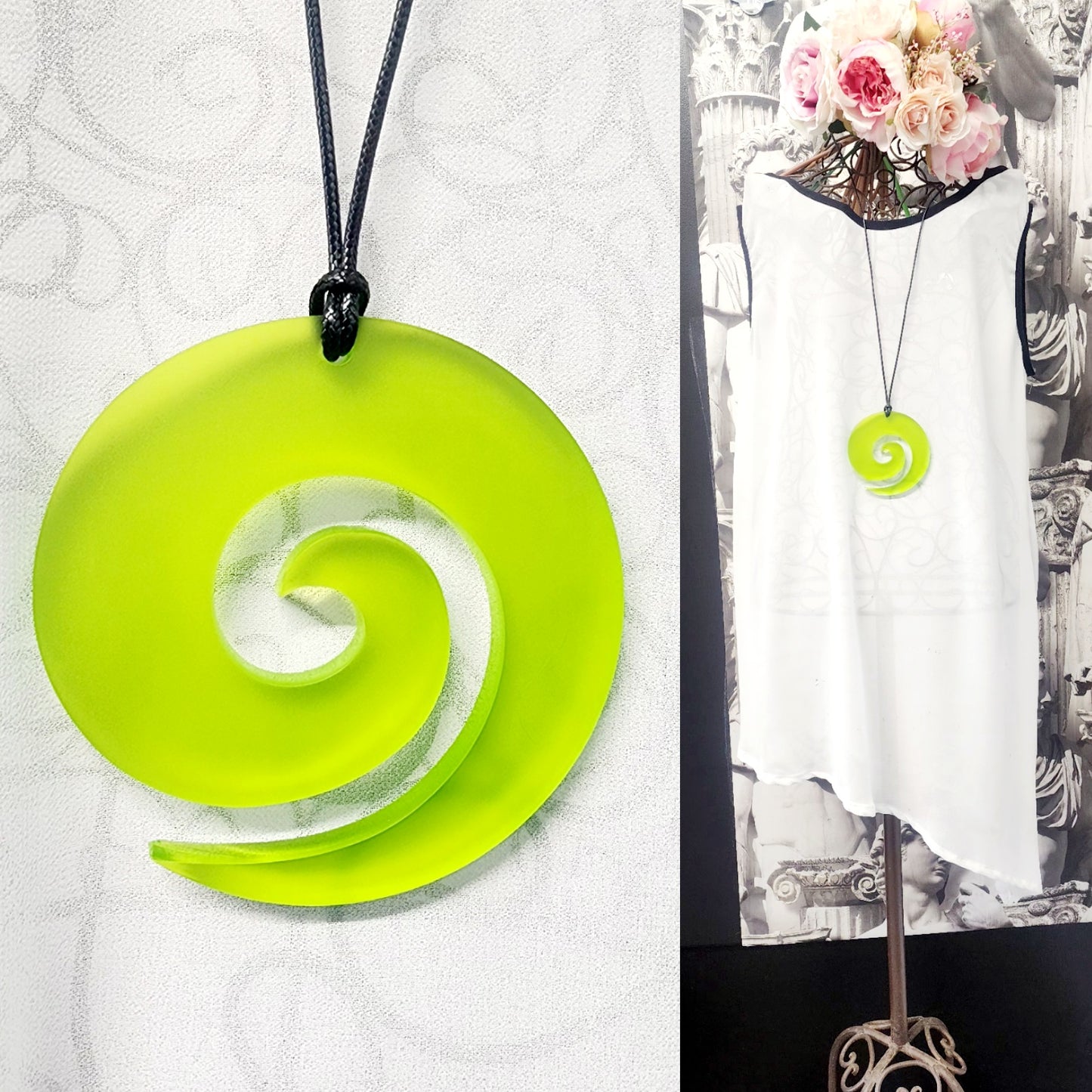 Koru 6mm thickness Statement Necklace