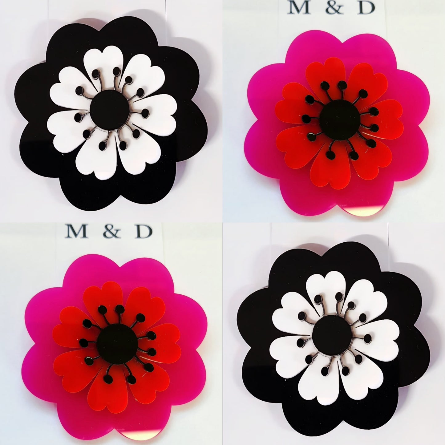Corsage Brooch Flower Power Frida