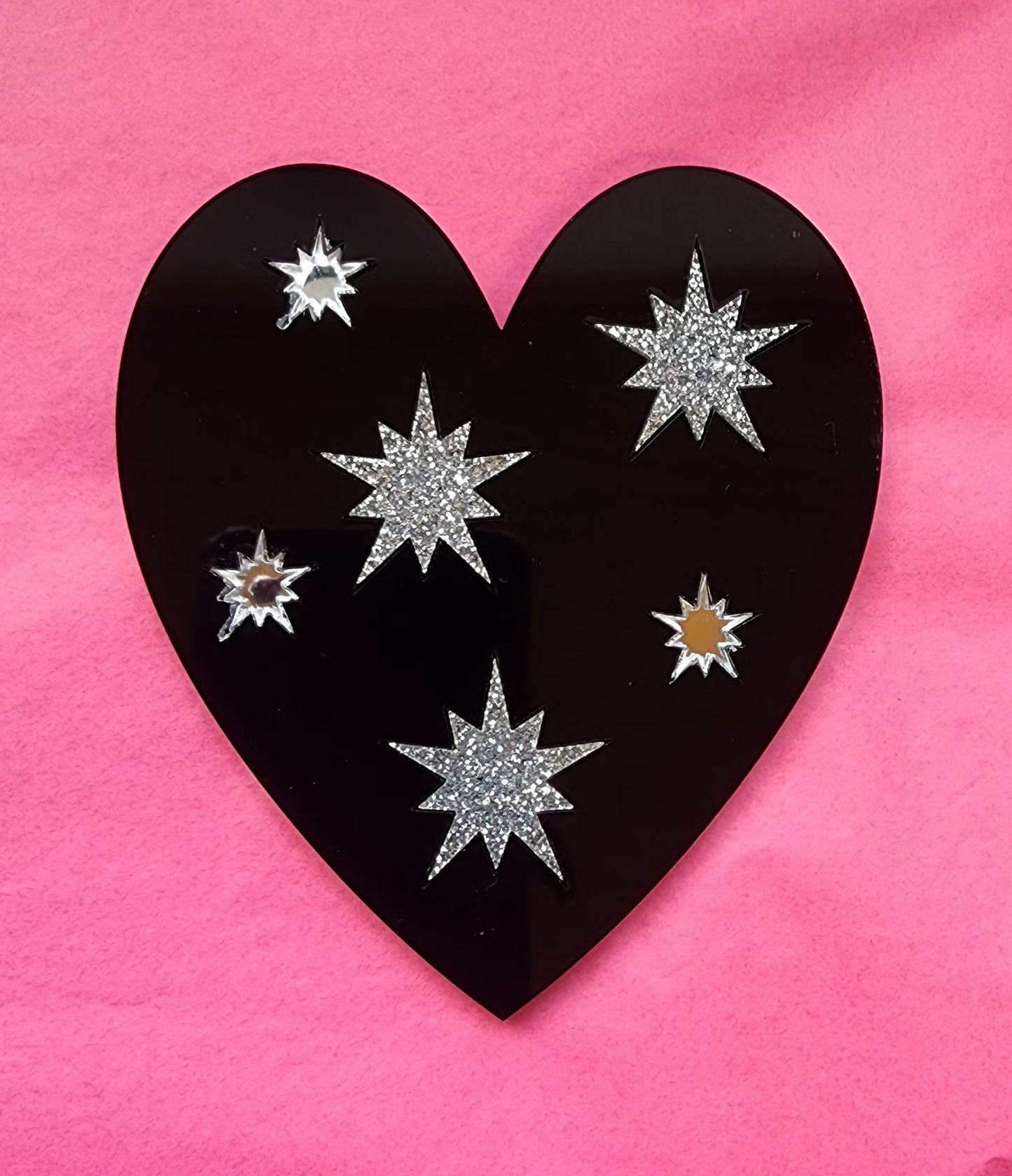 Wall Heart with Stars