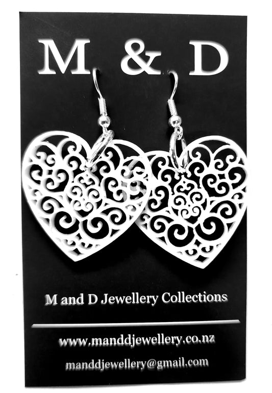 Filigree Heart Little Dangles