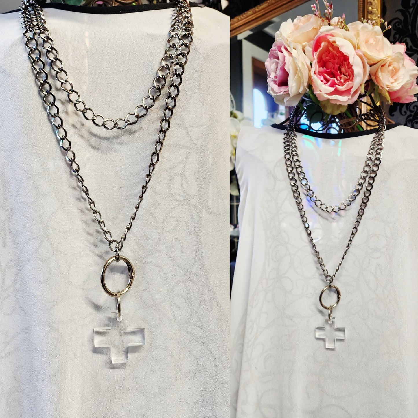 The Style Switch Chain with Swiss Cross Charm