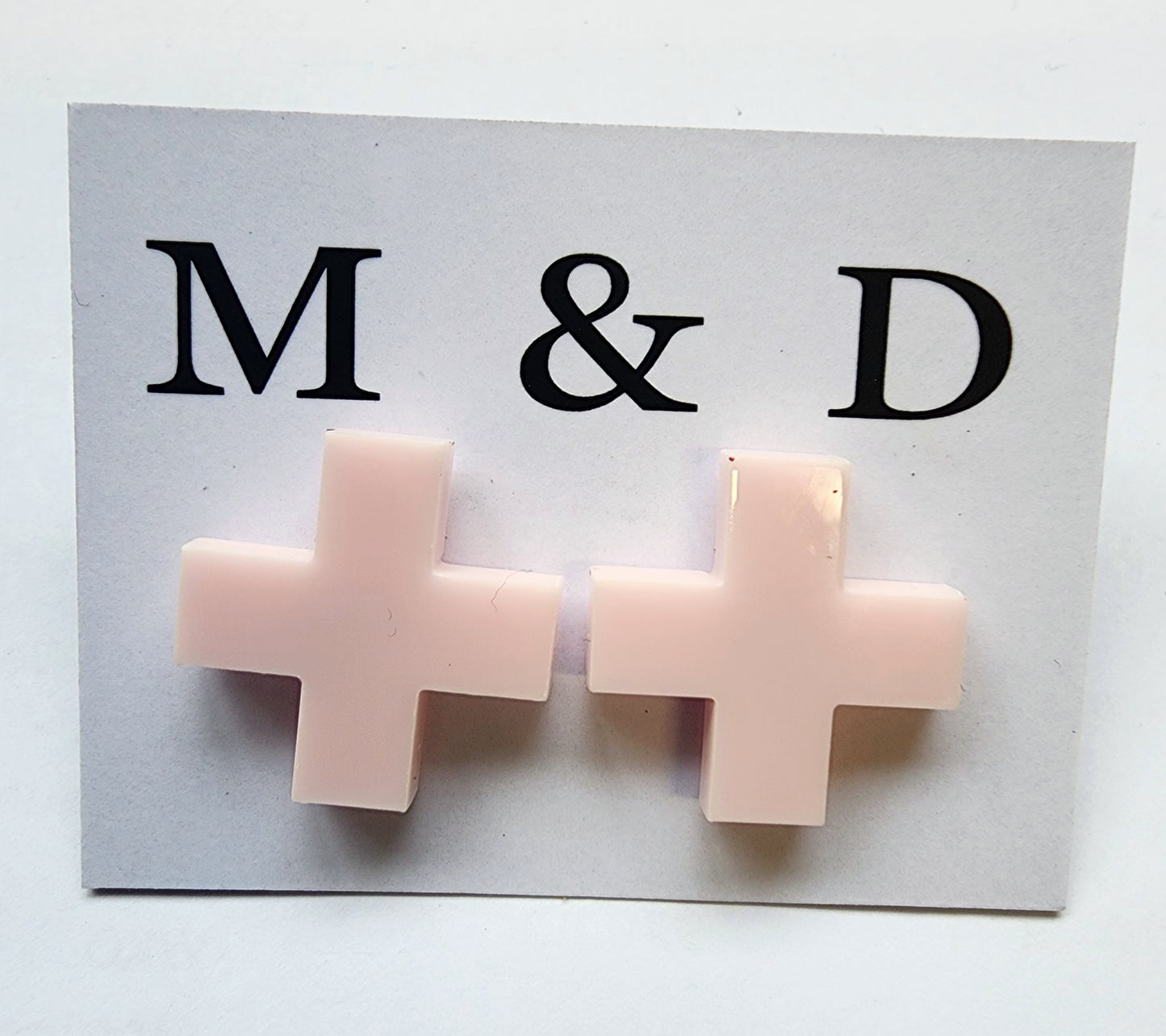 Plus Cross Statement Studs