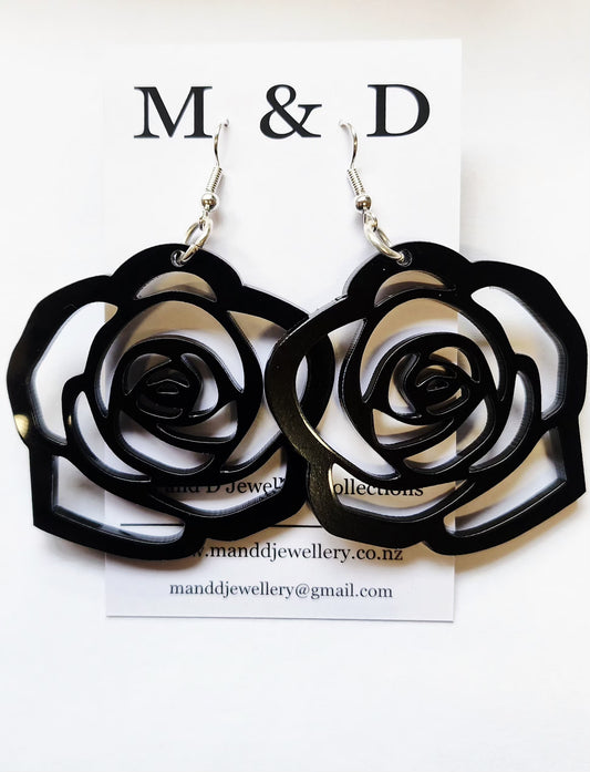 Rose Dangle Earrings