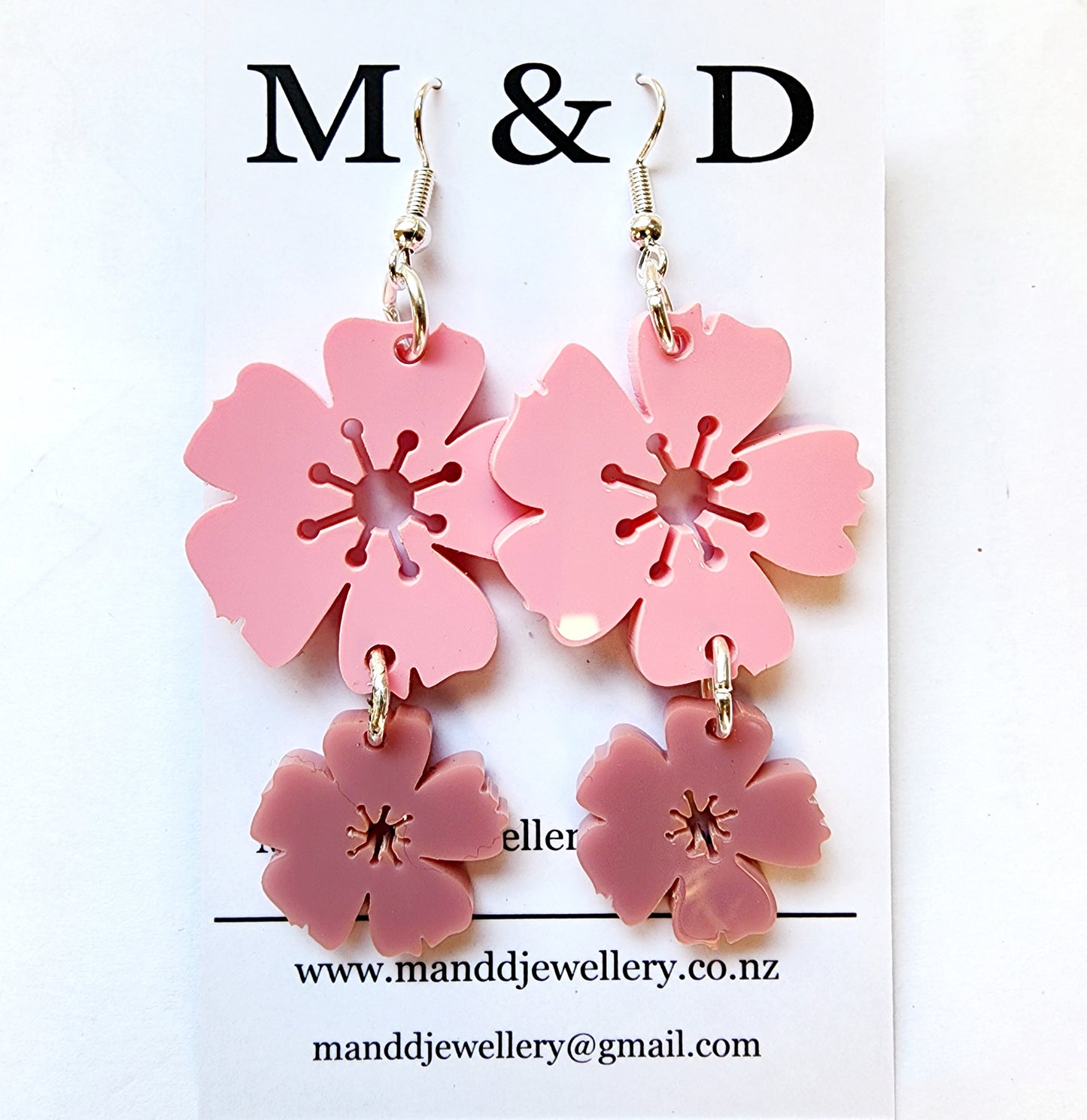 Blossom Double Dangles Earrings