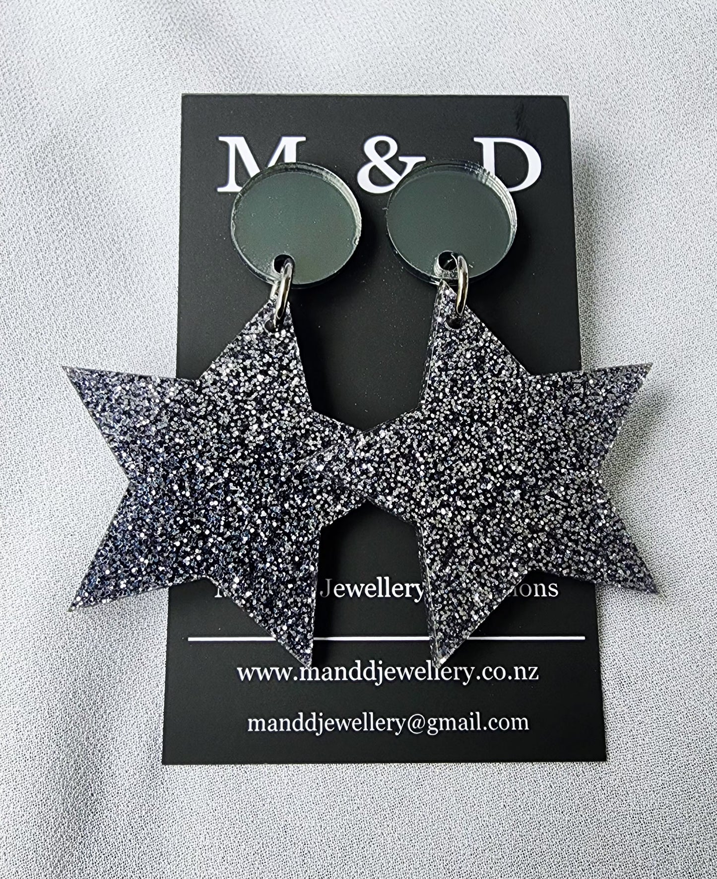 Star Stud Dangles