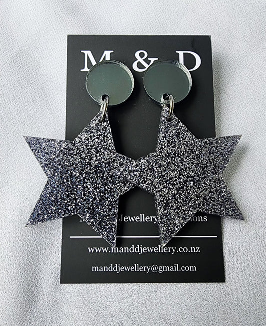 Star Stud Dangles