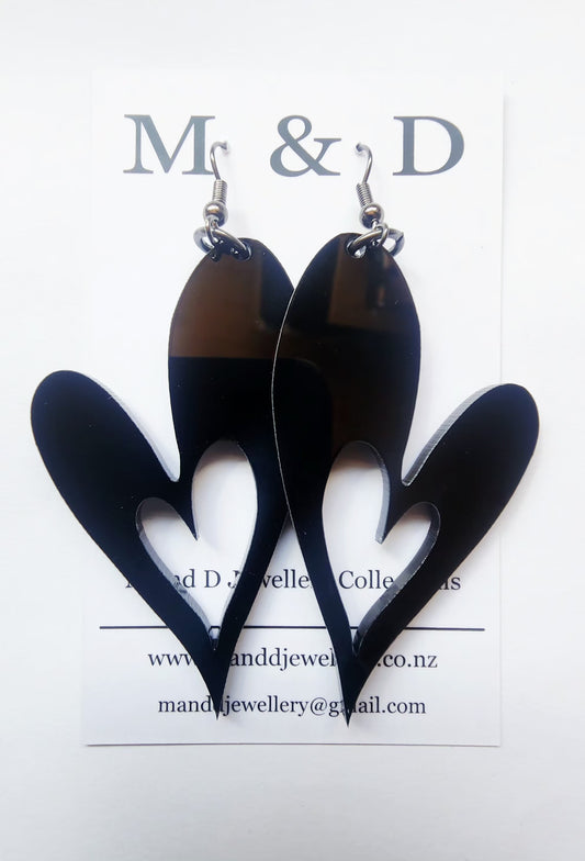 Rebel Heart Dangle Earrings