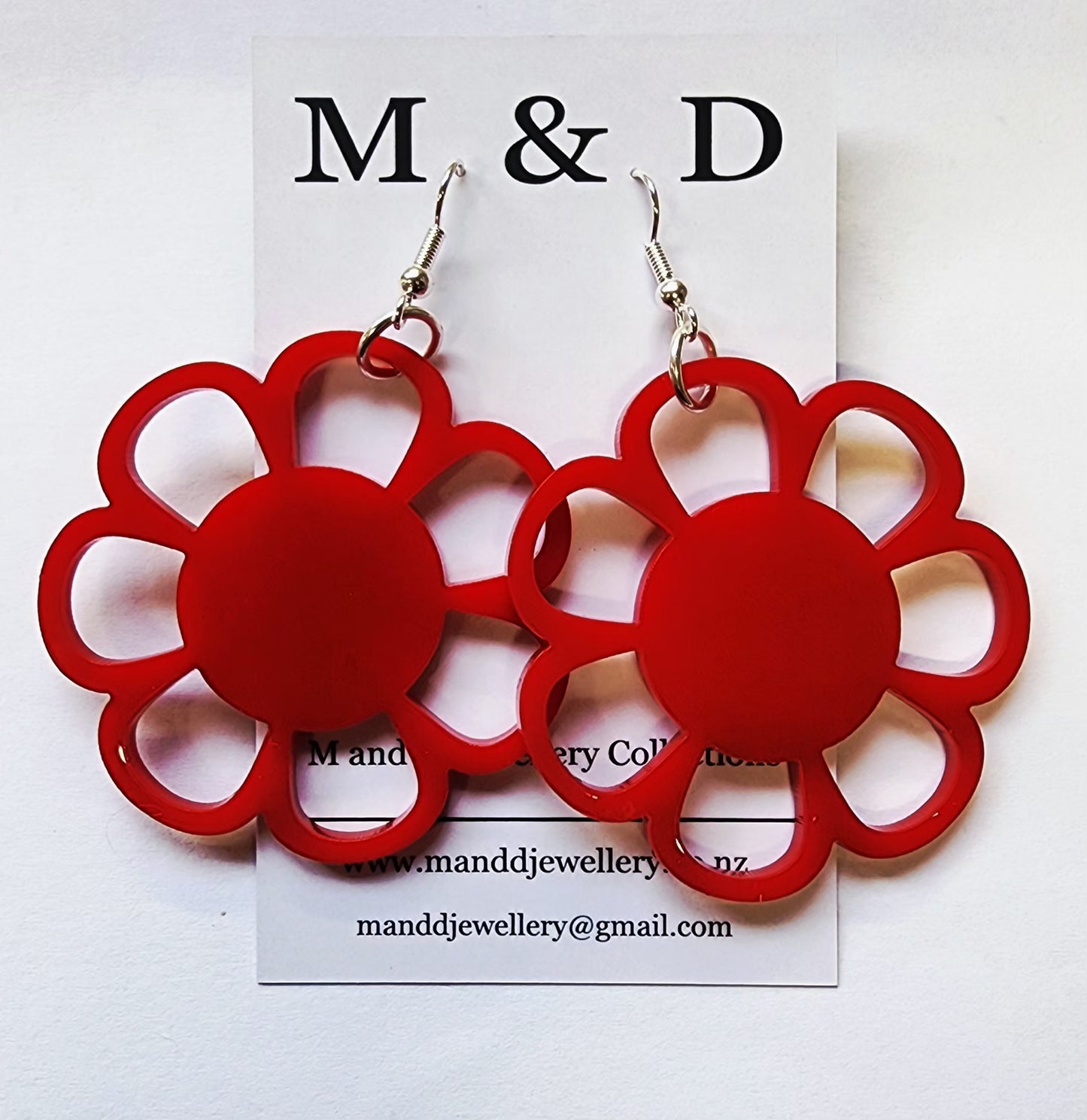 Daisy Loop Earrings Dangles