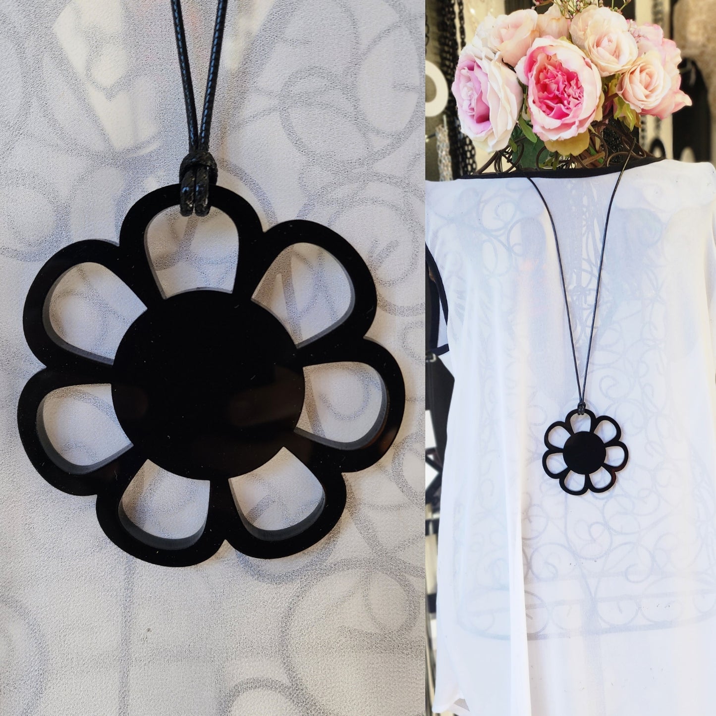 Daisy Loop Statement Necklace