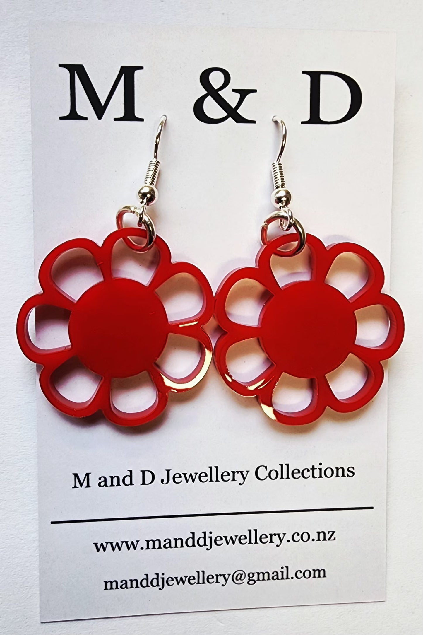 Daisy Loop Earrings Little Dangles