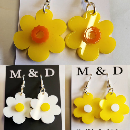 Flora Daffodil little Dangles Earrings
