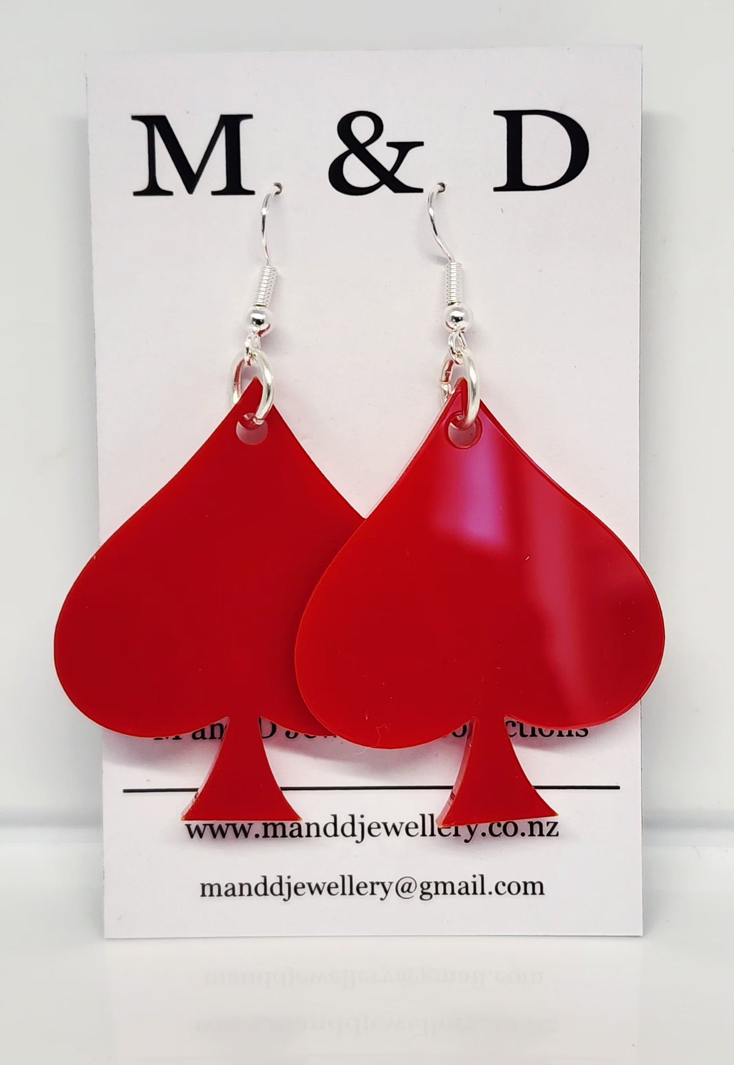 Card Suite Dangle Earrings