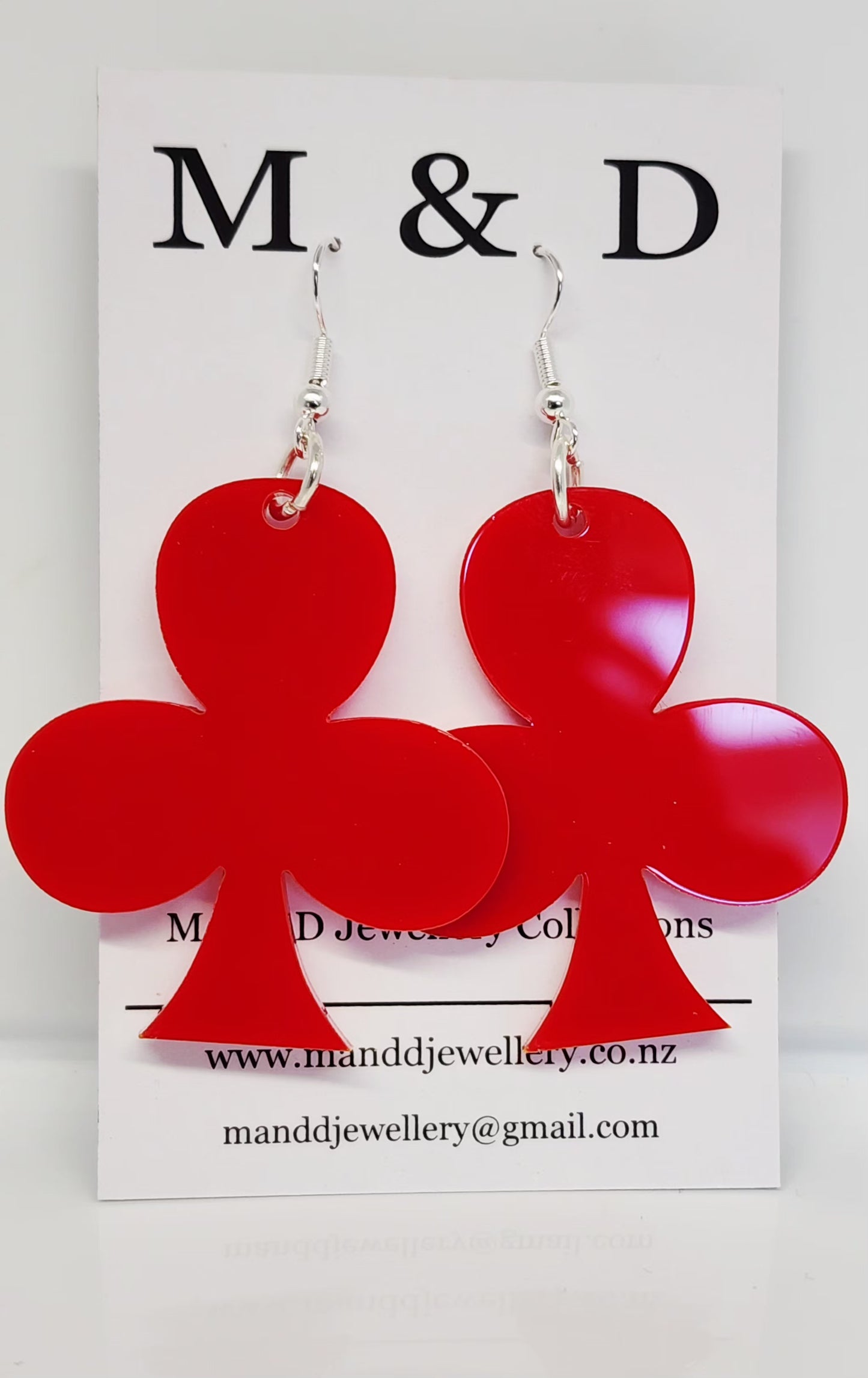 Card Suite Dangle Earrings