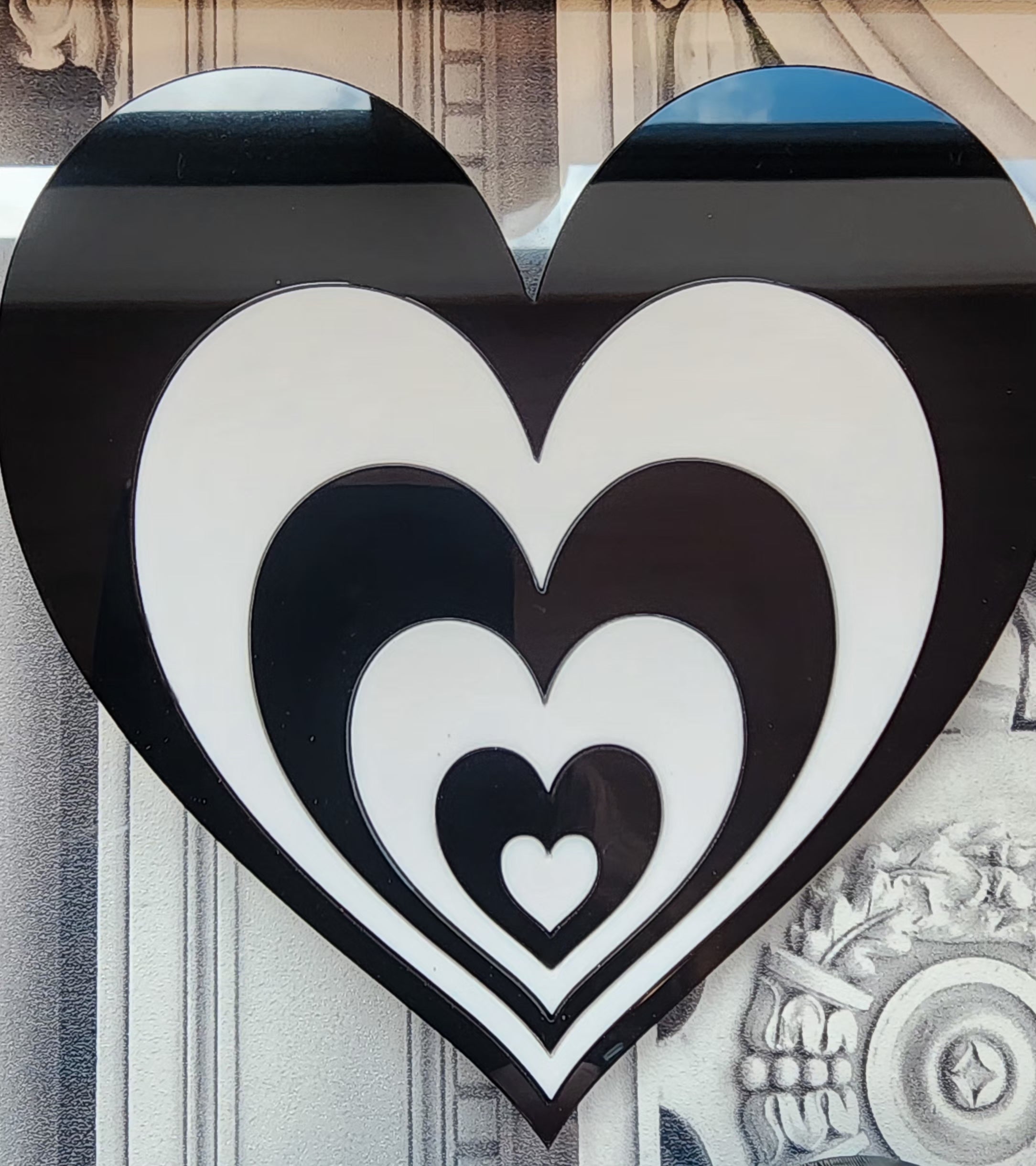 Wall Heart Ripple – M and D Jewellery