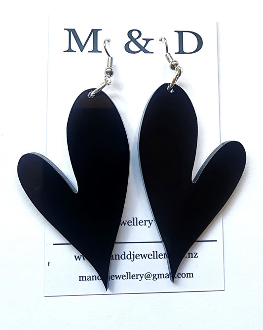 Rebel Heart Dangle Earrings