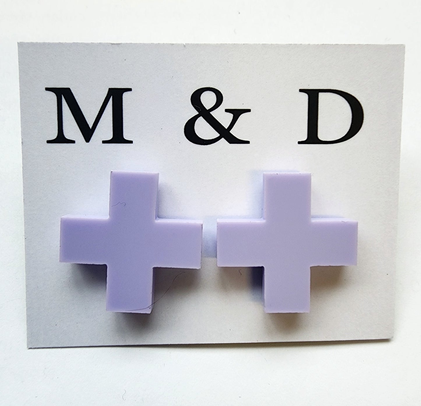 Plus Cross Statement Studs