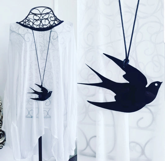Swallow Statement Necklace