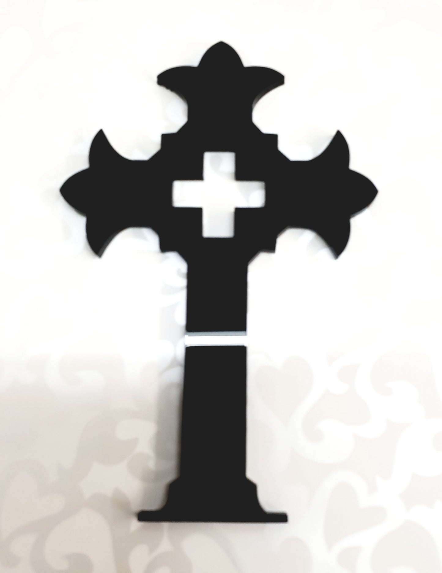 Black Wall Cross Medium