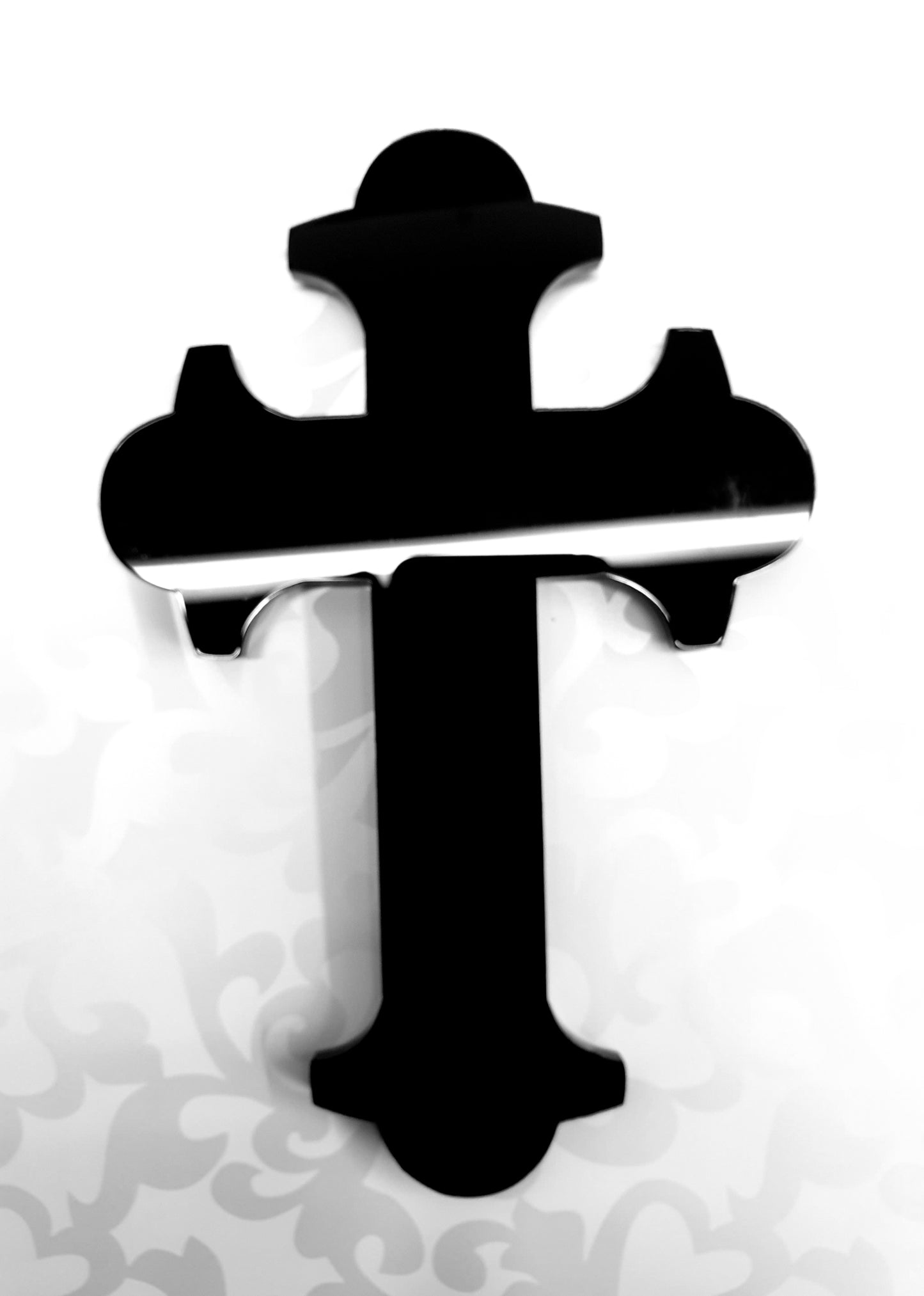 Black Wall Cross Medium