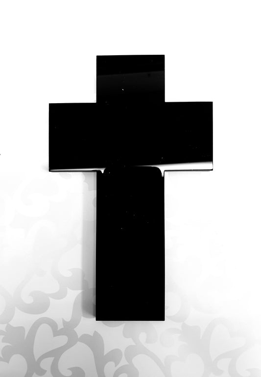 Black Wall Cross Medium