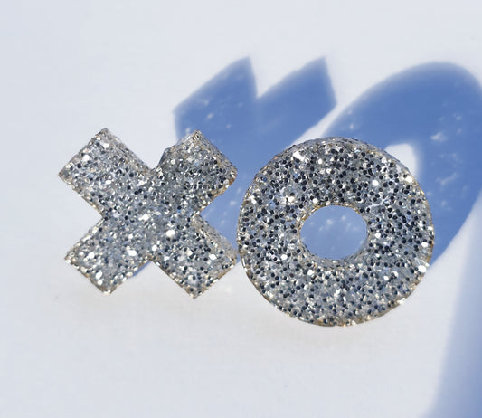 Hugs and Kisses Statement Studs
