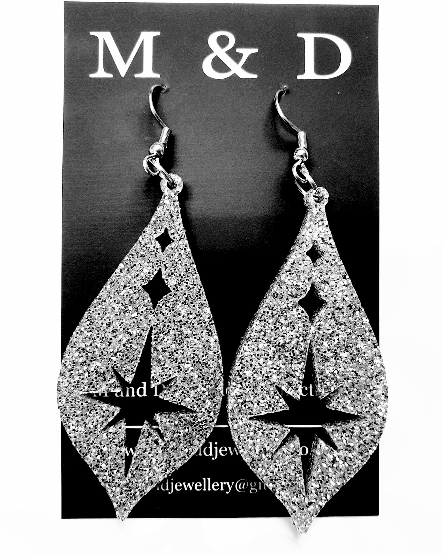 Star Drops Christmas Earrings Dangles