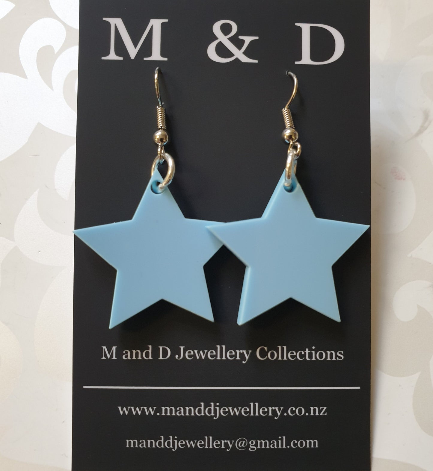 Star Earrings Little Dangles 3cm