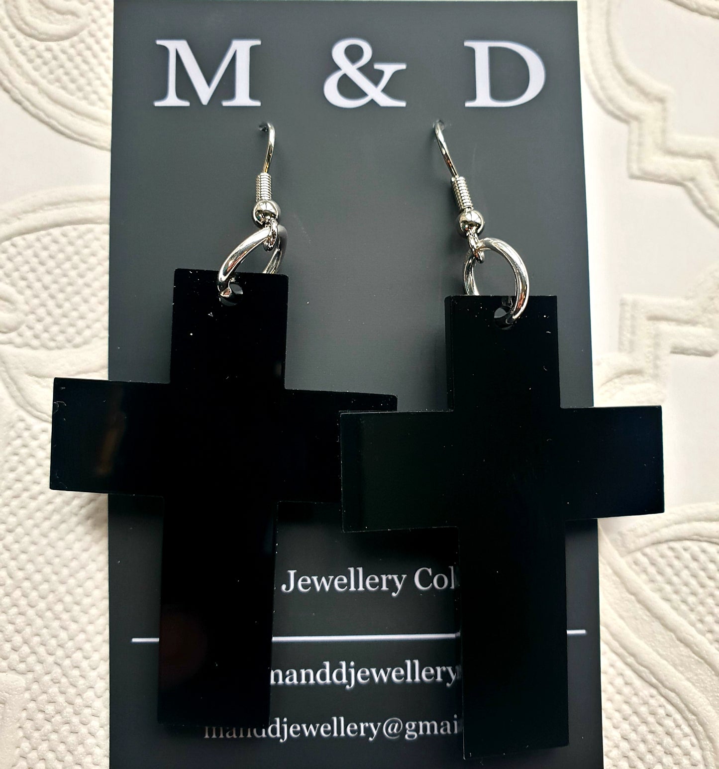 Solid Cross Earrings Dangles