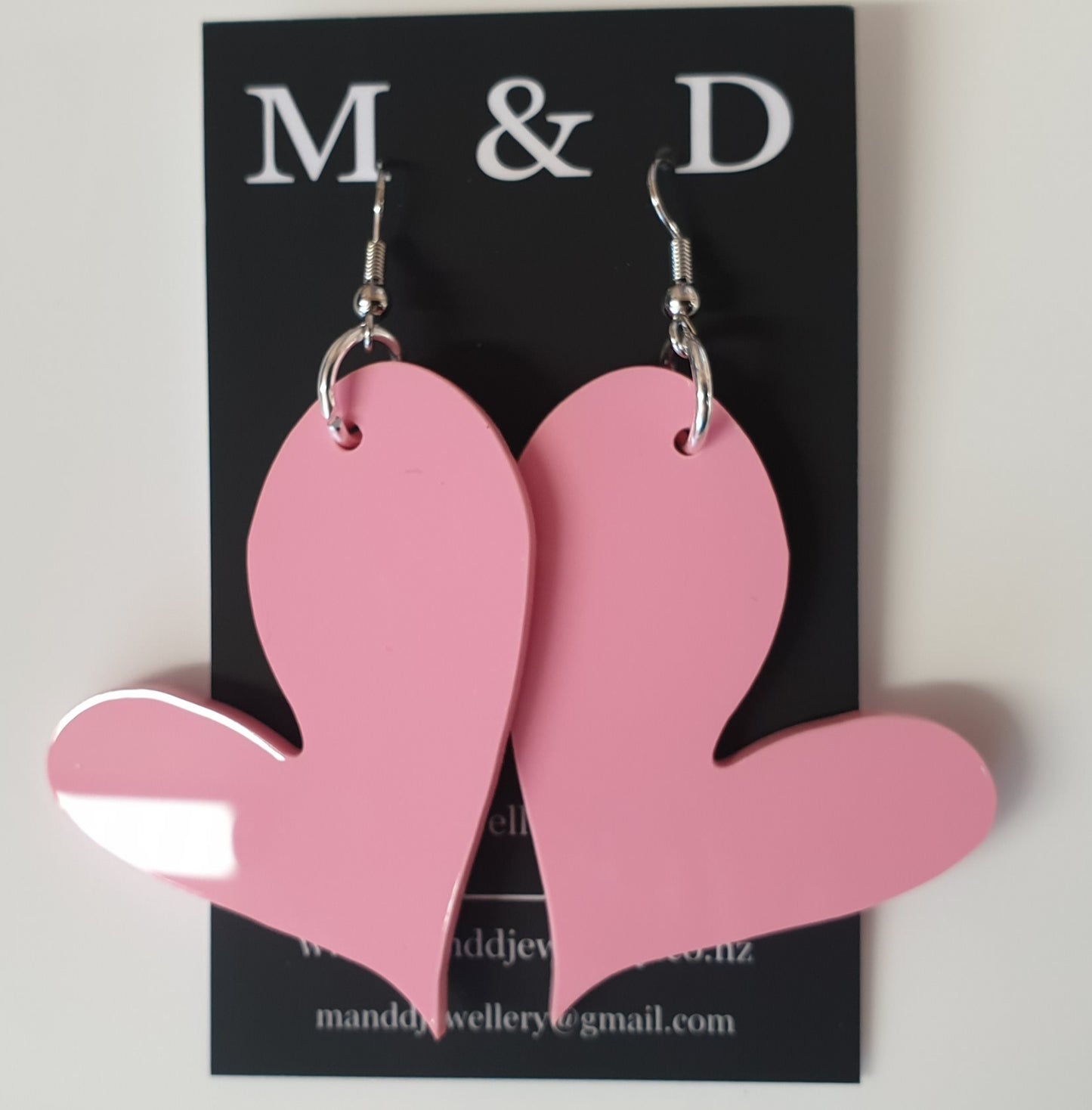 Wonky Heart Earrings Dangles